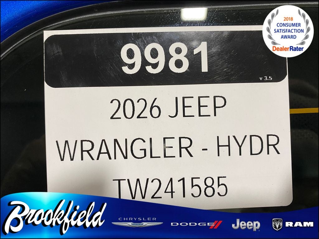 2026 Jeep Wrangler WRANGLER 4-DOOR SPORT S
