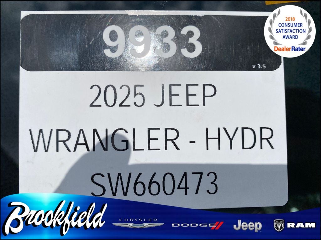 2025 Jeep Wrangler WRANGLER 4-DOOR SPORT S