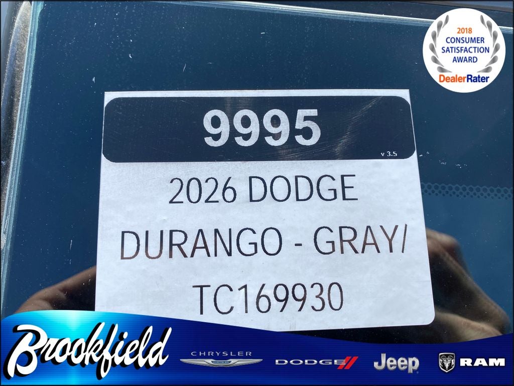 2026 Dodge Durango DURANGO GT PLUS AWD