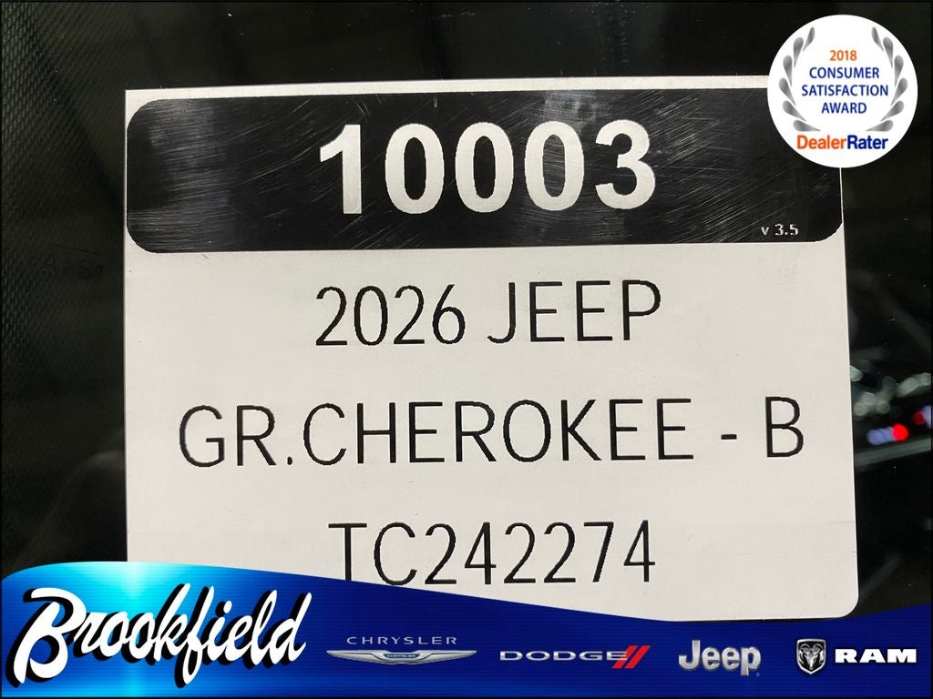 2026 Jeep Grand Cherokee GRAND CHEROKEE LAREDO ALTITUDE 4X4