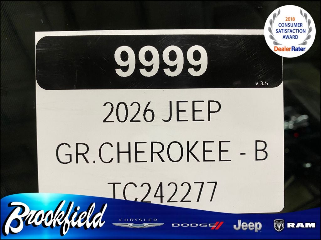 2026 Jeep Grand Cherokee GRAND CHEROKEE LAREDO ALTITUDE 4X4