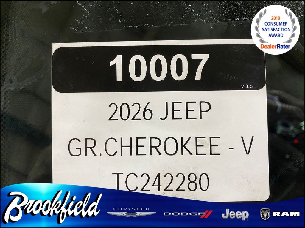 2026 Jeep Grand Cherokee GRAND CHEROKEE LAREDO ALTITUDE 4X4
