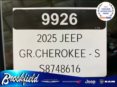 2025 Jeep Grand Cherokee GRAND CHEROKEE L LIMITED 4X4