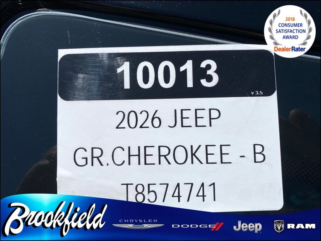 2026 Jeep Grand Cherokee GRAND CHEROKEE L LIMITED RESERVE 4X4