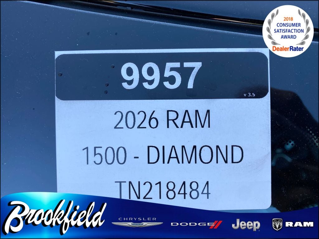 2026 RAM Ram 1500 RAM 1500 BIG HORN CREW CAB 4X4 5'7' BOX