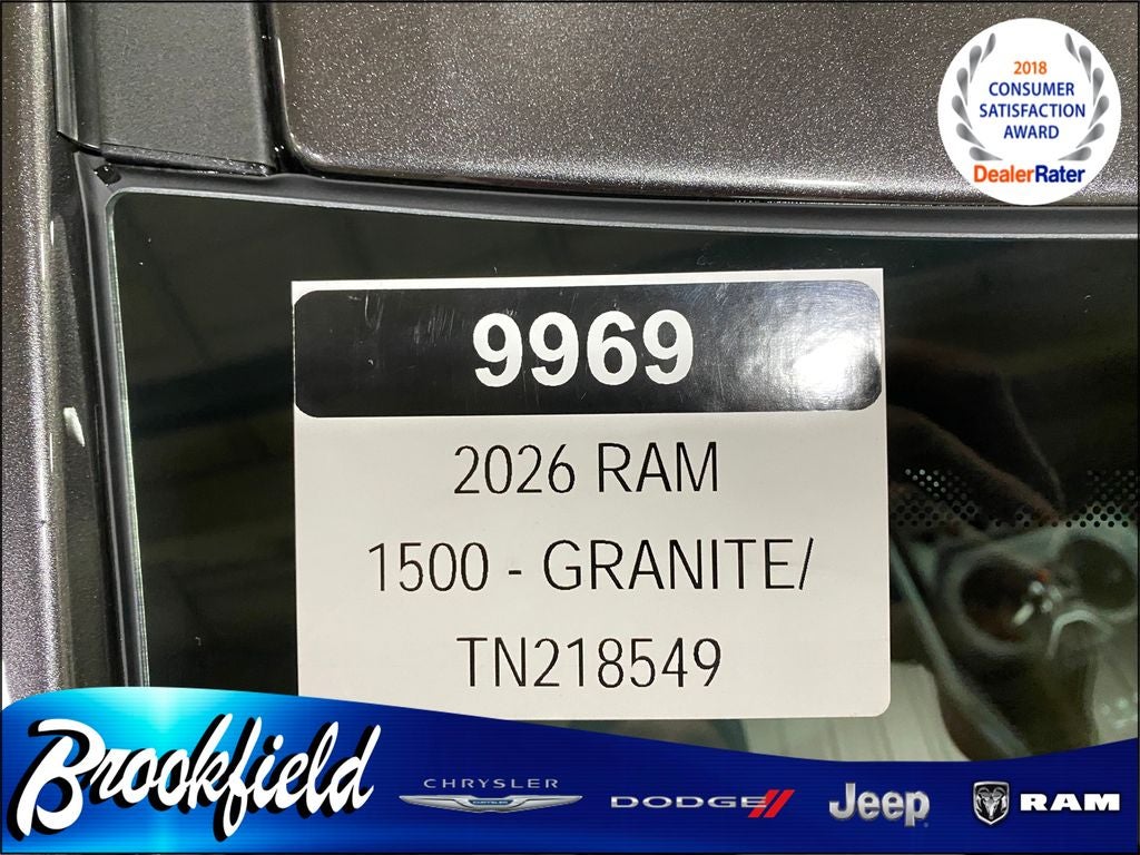 2026 RAM Ram 1500 RAM 1500 BIG HORN CREW CAB 4X4 5'7' BOX