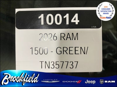 2026 RAM Ram 1500 RAM 1500 BIG HORN CREW CAB 4X4 5'7' BOX