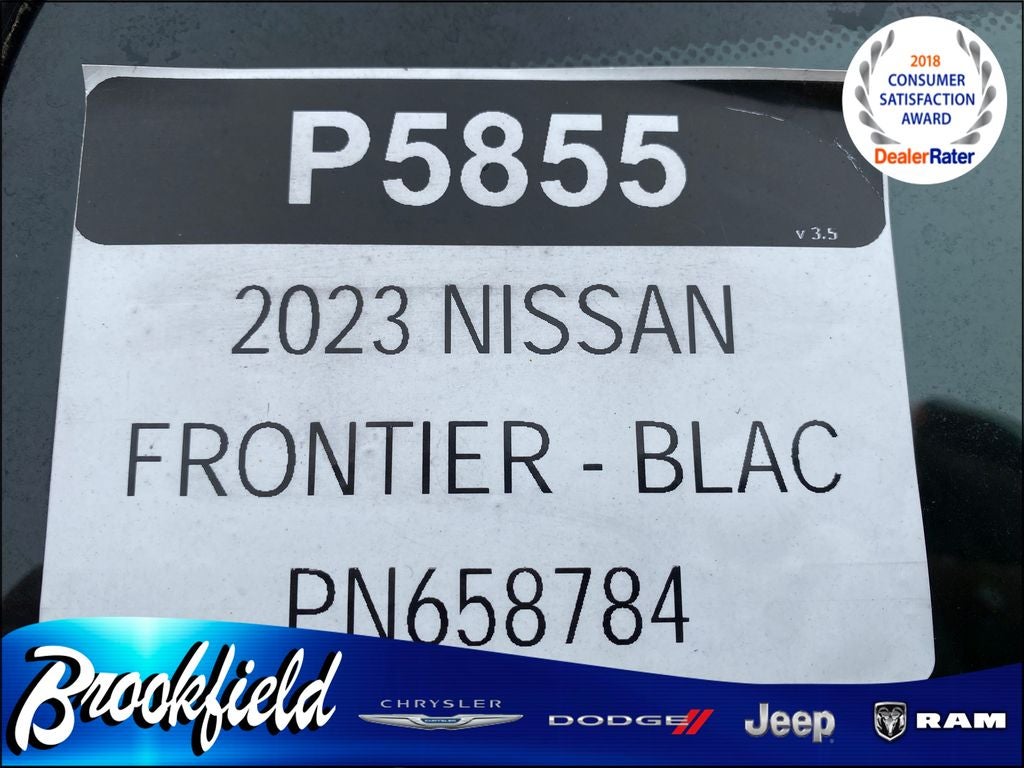 2023 Nissan Frontier Crew Cab SV 4x4