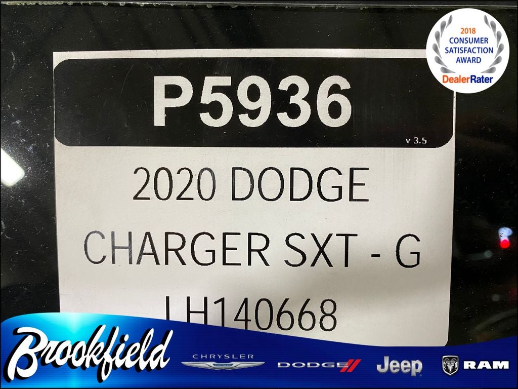 2020 Dodge Charger SXT RWD