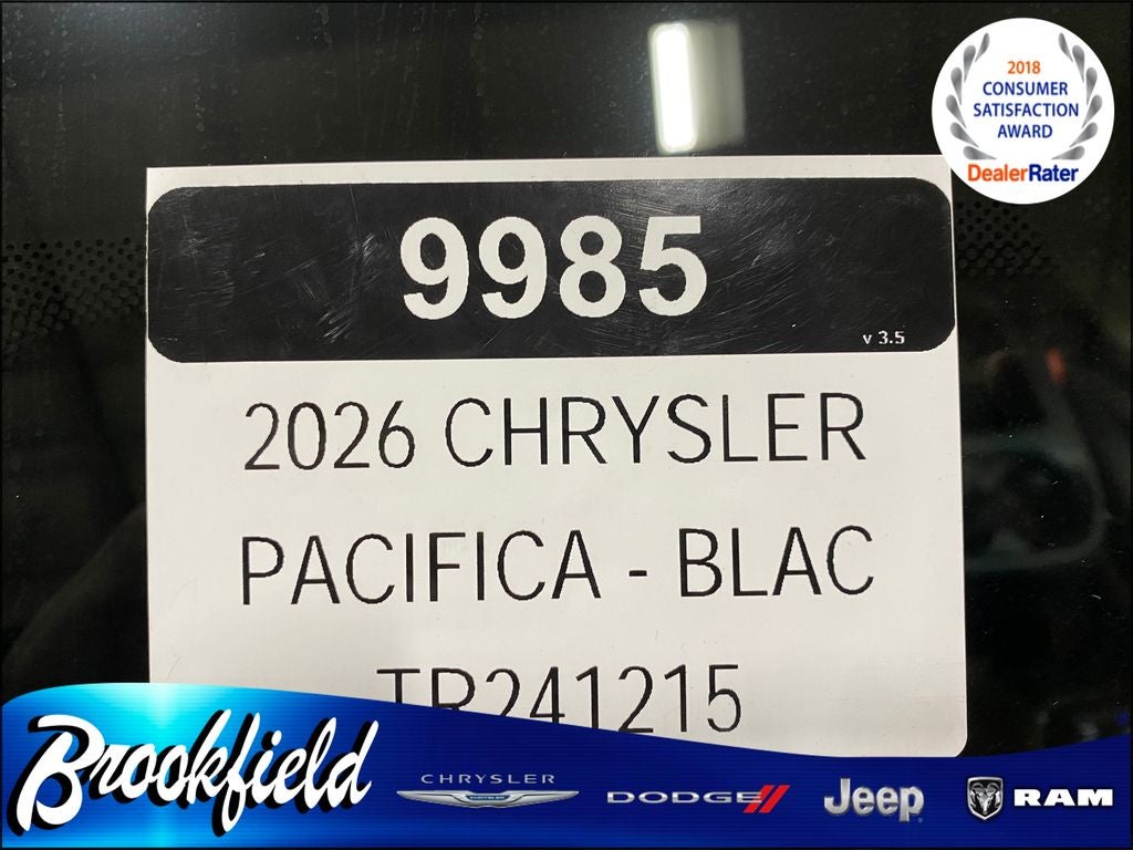 2026 Chrysler Pacifica PACIFICA SELECT