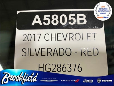 2017 Chevrolet Silverado 1500 1LT