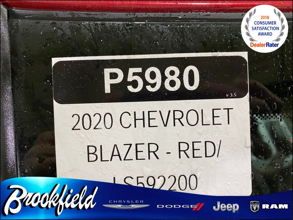 2020 Chevrolet Blazer FWD 1LT