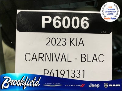 2023 Kia Carnival MPV LX Seat Package