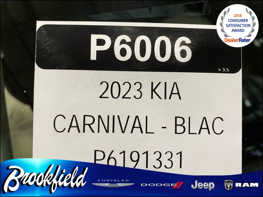 2023 Kia Carnival MPV LX Seat Package